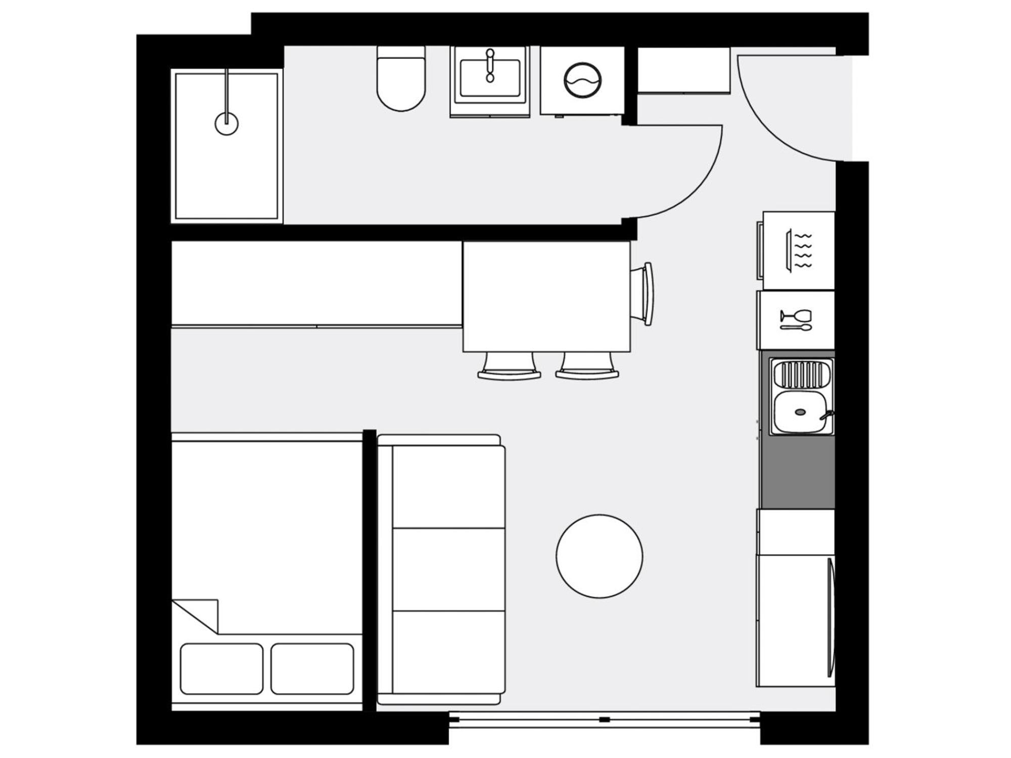Urban Apartments Studio No 4A, Free Private Parking, Self Check-In Хожов Екстериор снимка